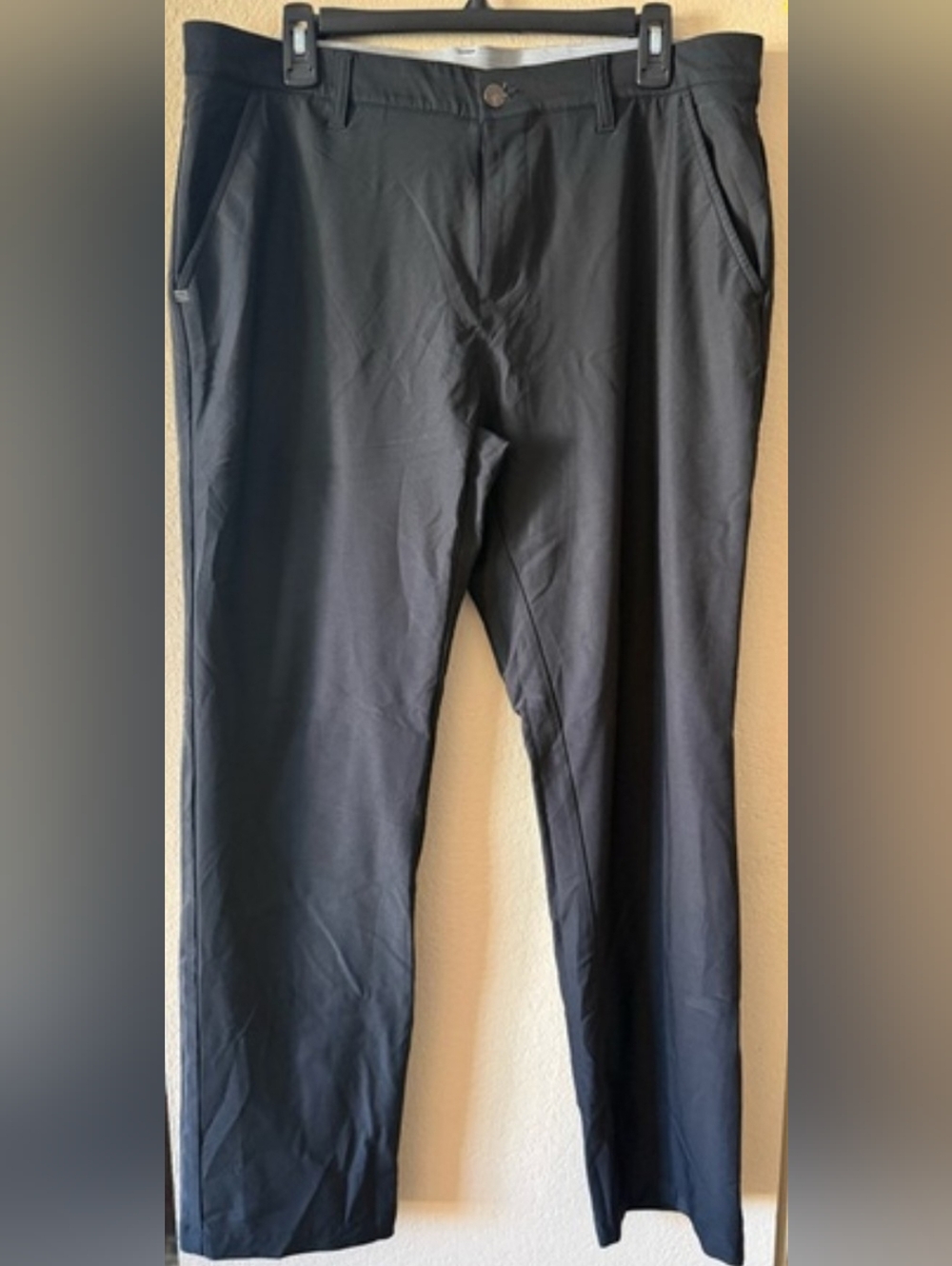 Adidas Black Trousers with Gray Accents